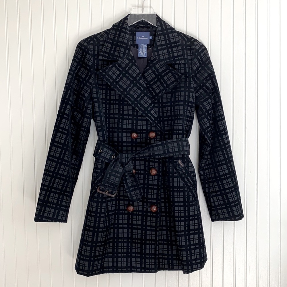 Faconnable Women’s Corduroy Trench Coat